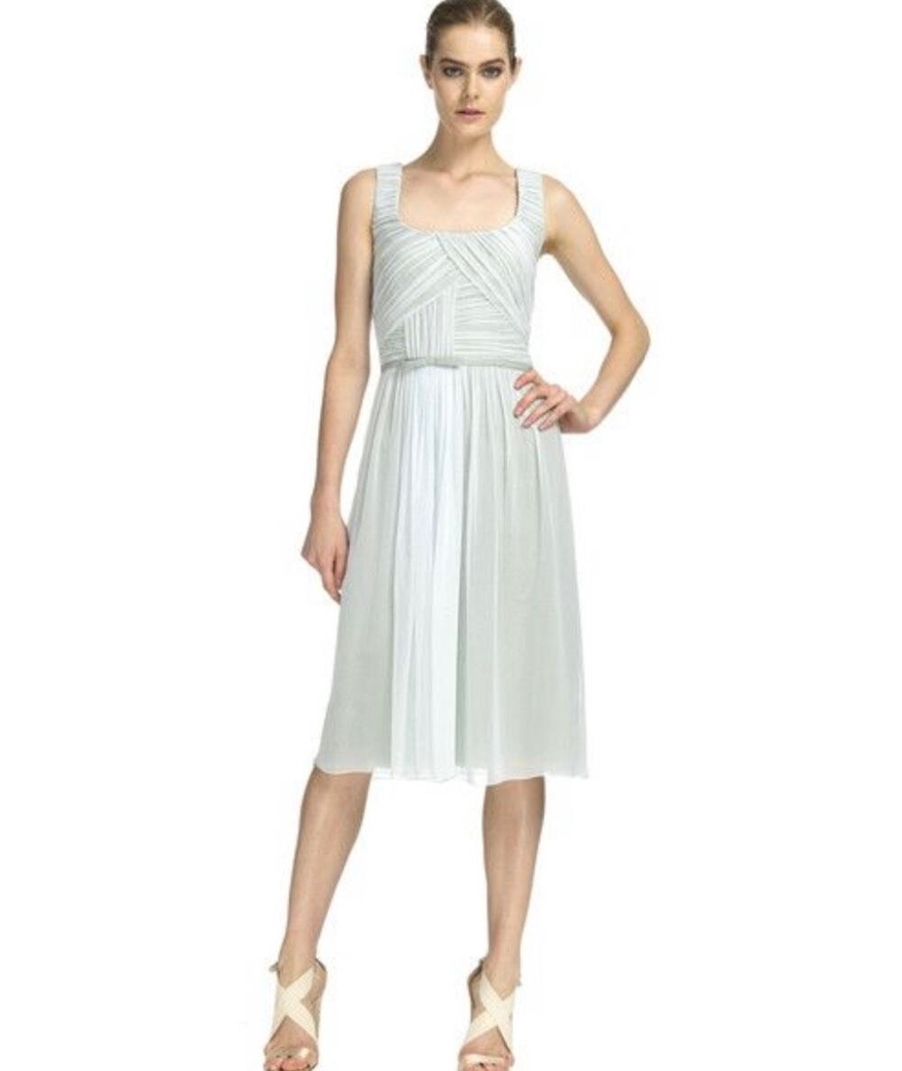 Carolina Herrera Chiffon Dress 6 NWT